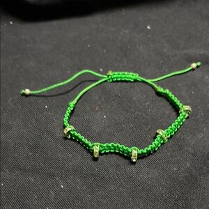 Green Beaded Bracelet